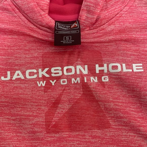 🇨🇦🍁5/$50 Girls Small Pink Jackson Hole Hoodie🇨🇦🍁 - Picture 2 of 3